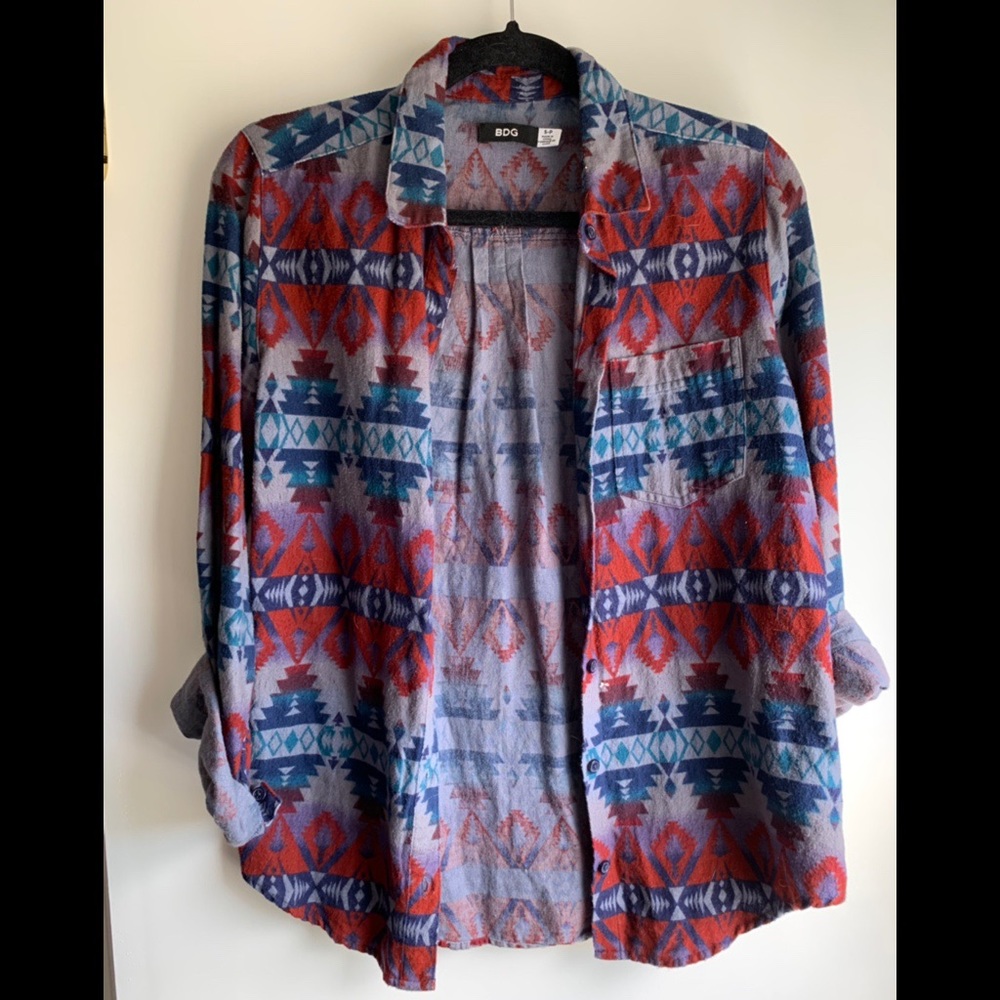 Printed button up